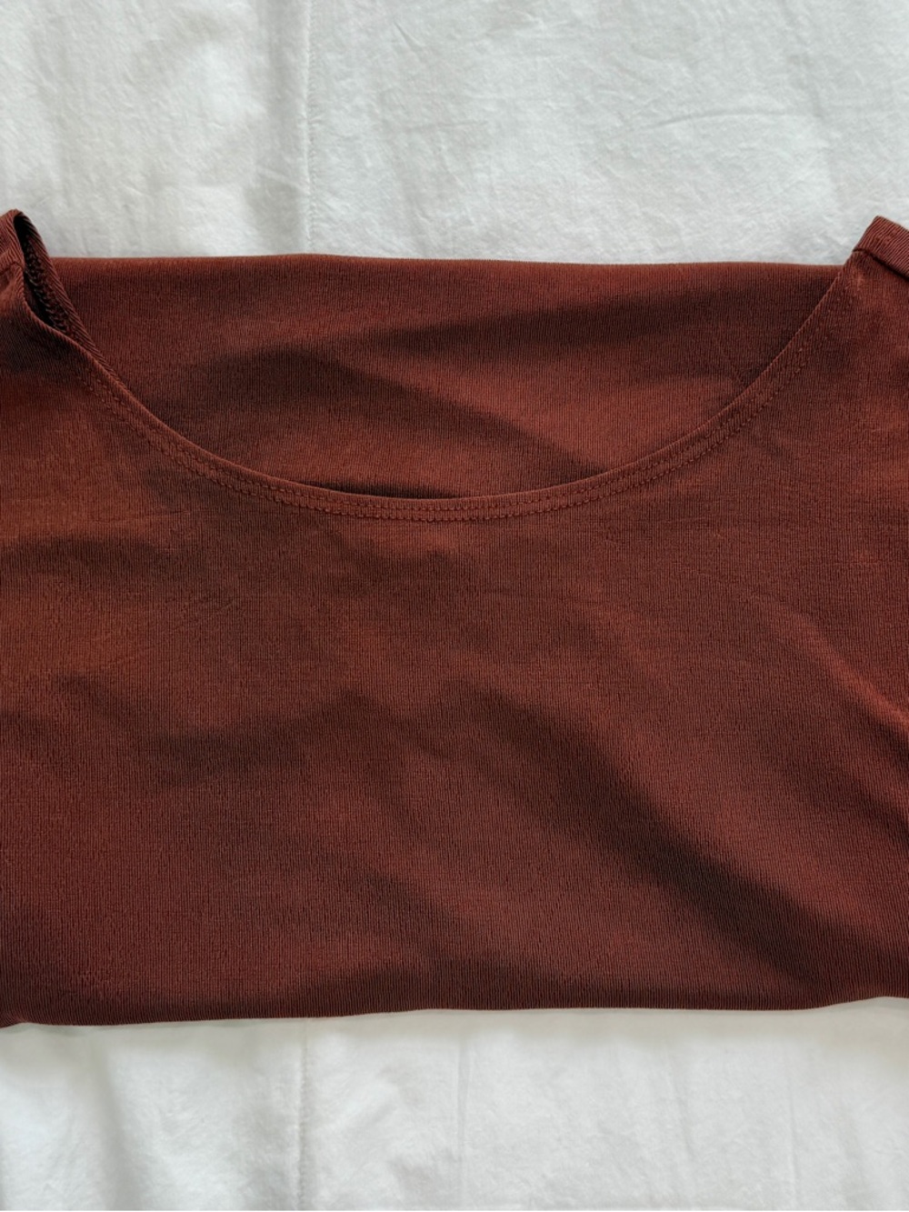 Chico’s Women’s Reversible Neck Tank Top in Deep Mahogany